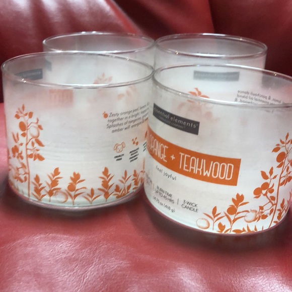 Candle empty 4 glass containers-14.75oz - Picture 2 of 12